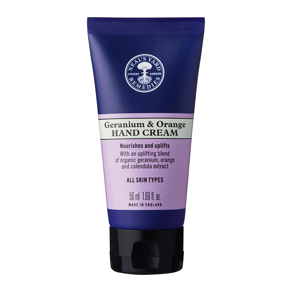 Geranium & orange hand cream カラリア