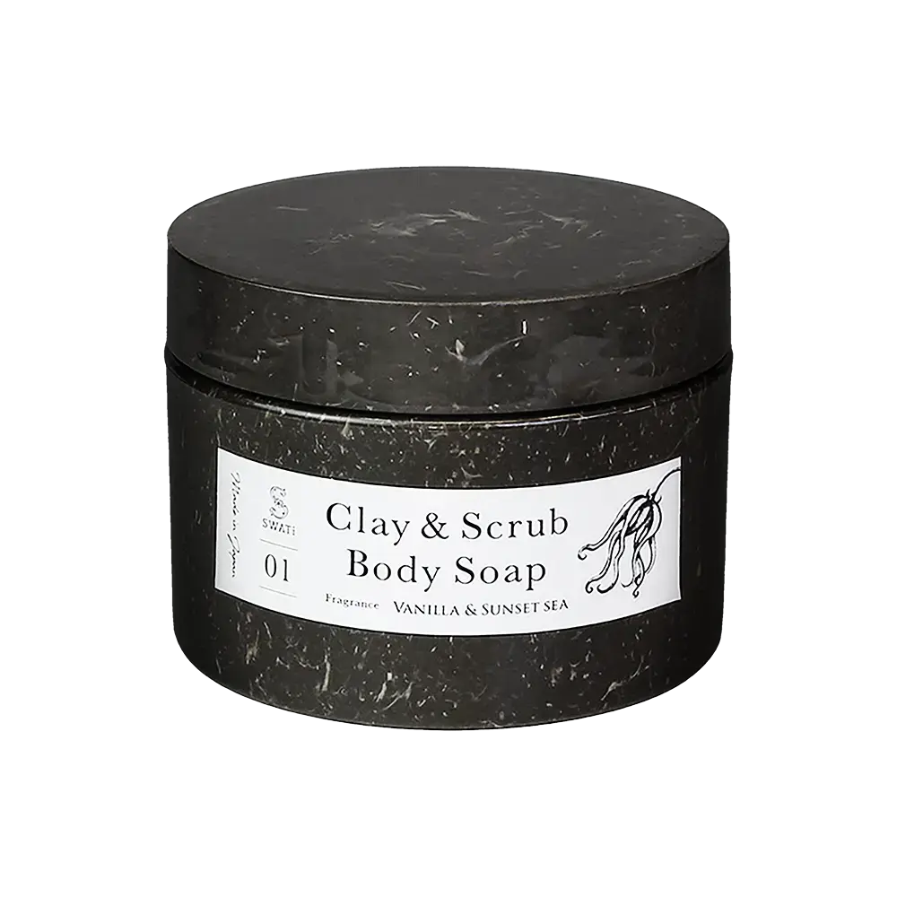 Clay & Scrub Body Soap (Vanilla & Sunset sea)